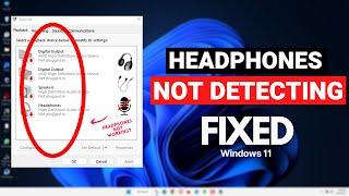 Fixed! Windows 11 Not Detecting Headphones After Plugged in || Solved 2023