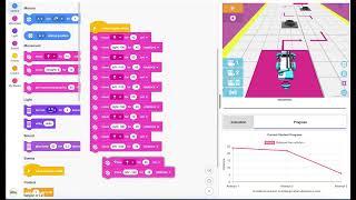 Virtual Robot Curriculum - Replay and Code Progress