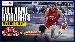 BRGY. GINEBRA vs. NORTHPORT SEMIS G1 | FULL GAME HIGHLIGHTS | PBA SEASON 49 COMMISSIONER'S CUP