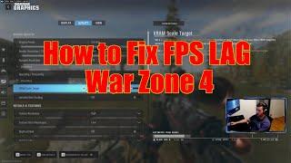 How to Fix Low FPS in Warzone 4