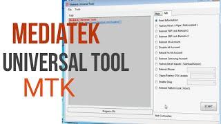 Mediatek Universal tool || MTK factory reset || MTK frp lock remove tool