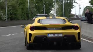 Supercars Leaving The Castle - Haspengouw Tour 2019 - 812SF, 458 Speciale, GT3RS, 700+ HP X6M, ...