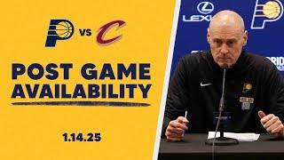 Indiana Pacers Postgame Media Availability vs. Cleveland Cavaliers | January 14, 2025