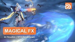 Magical FX in Houdini | VFX Breakdown | Arena of Valor Cinematic