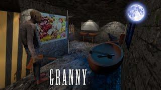 Granny Recaptured (PC) - The New Secret Bathroom On Granny 3 Cellar With Moonlight