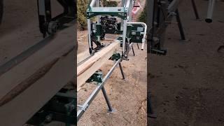Cabin building with the Woodland Mills HM122 Bushlander XL #cabin #sawmill #woodlandmills