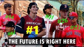 Roman Anthony is NUMBER ONE! Breakdown of all 6 Red Sox Prospects to make Baseball America's Top 100