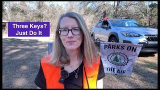 Three Keys - Just Do It #hamradio #cw #morsecode #morse #pota #skcc #potababe #parksontheair #qrp