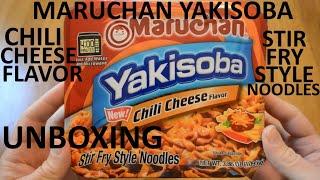 Unboxing Maruchan Chili Cheese Flavor Yakisoba Stir Fry Noodles