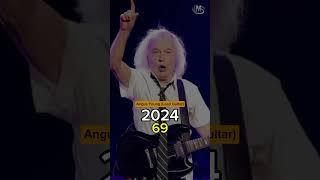 AC/DC black in black (1980-2024) then & now #AC/DC #Shorts