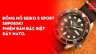 Đồng hồ Seiko 5 Sport mới phiên SRPD85K1 mạ nâu độc đáo chống nước 100m máy Automatic.