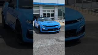 Rapid Blue 2022 Camaro SS Convertible 455hp 6.2L V8