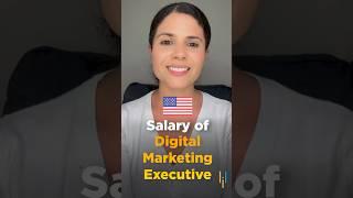 Salary of Digital Marketing Executive in US | Digital Marketing Executive | #shorts #simplilearn