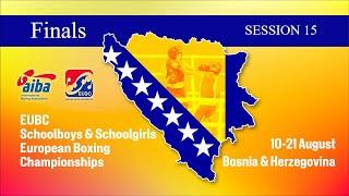 EUBC Schoolboys & Schoolgirls European Boxing Championships 2021 | Finals | Session 15