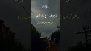 Surah takasur full recitation with urdu translation