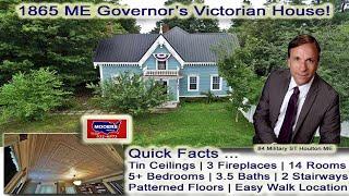 Victorian House For Sale in Houlton Maine | Governors Home ME Real Estate
