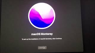 reinstall macOS Monterey: Failure in Installation. An error occurred migrating user data. Erase it