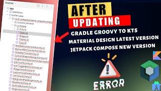 Fix Issue After Updating New Version of Jetpack Compose | Fix Gradle Error