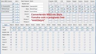 midi2style   Convertendo MIDI em Style Yamaha