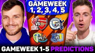 We Predicted the First 5 Premier League Gameweeks… Bottom 3 Surprises! 