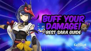 COMPLETE SARA GUIDE! Best Kujou Sara Build - Artifacts, Weapons & Teams | Genshin Impact