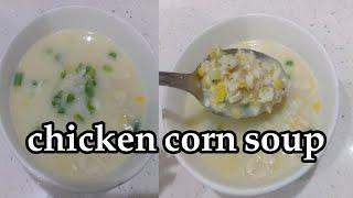 CHICKEN CORN SOUP #subscribe #support #cooking