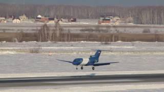 Yakovlev Yak 40 RA 87251 SibNIA Landing RWY25 UNNT