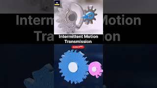 Intermittent Motion Transmission Explained! #Mechanisms #EngineeringShorts #3DAnimation #gear