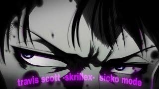 travis scott skrillex sicko mode(AOT) [AMV/EDIT]