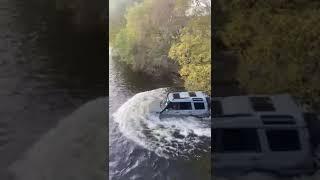 Ford crossing somewhere in Mid Wales in a Land Rover Discovery 2 Td5