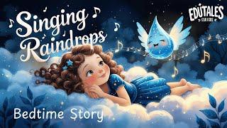 The Singing Raindrops ️ | Bedtime Stories for Kids with soothing Rain Sounds