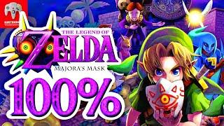 Zelda Majora's Mask Nintendo Switch Online N64 - 100% Longplay Full Game Walkthrough Gameplay Guide