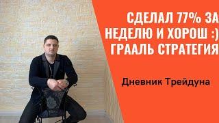 Стратегия 100% грааль трейдинга. Сделал 77% за неделю