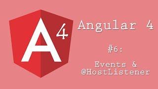 Angular 4 Tutorial 6: Events And @HostListener