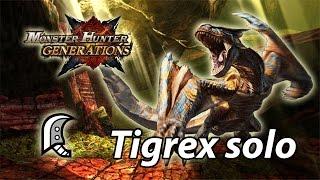 MHGen Highrank Tigrex solo (Striker Great Sword) - 3'44