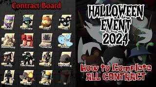 How to COMPLETE ALL 16 VANESSAS CONTRACT / Full Guide / Tower Heroes Roblox / Halloween Event 2024