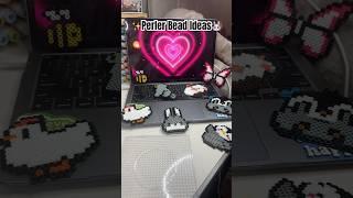 Cute Bunny Perler Beads ideas! #perlerbeads #perlerbeadart #pixel #cute #fyp
