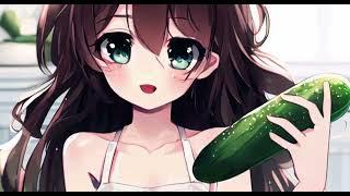 real yuri asmr with cucumber...