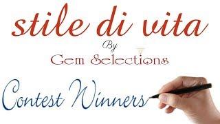 *Contest Winners*  Stile Di Vita: Everyday Gemstone Jewellery by Gem Selections