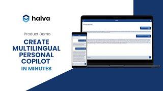 Haiva - Create a personal copilot in minutes!
