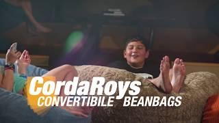 Kids jumping on CordaRoys Convertible Beanbags