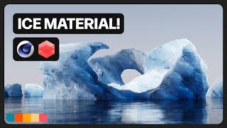 Making a Glacier Ice Material in Redshift