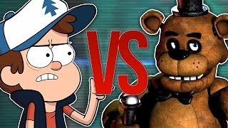 СУПЕР РЭП БИТВА:Гравити Фоллз VS 5 Ночей С Фредди (GRAVITY FALLS Против FNAF)