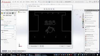 Creating DXF files from Solidworks models and Drawings