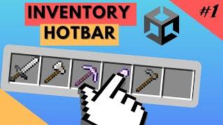 How To Create Inventory Hotbar in Unity From Scratch! #1