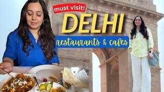 BEST Restaurants in Delhi - CP (Connaught Place mostly) & Famous Cafes *worth a visit* | Delhi Food