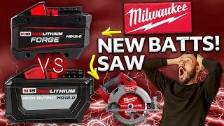 New Milwaukee Forge Batteries TESTED & New M18 Circular Saw