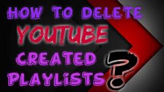 How to delete playlist from youtube|on Desktop|Delete created playlists|undo playlist|2020|English