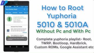 Root yuphoria 5010 and 5010A without pc and with pc