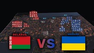 110.000 BELARUS ARMY vs 220.000 UKRAINE ARMY | WARNO